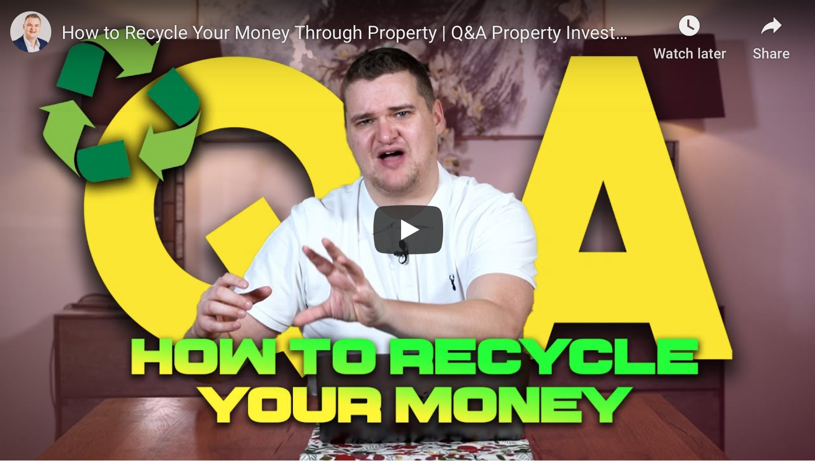 How To Recycle Your Money Through Property Q&A Property Investment W