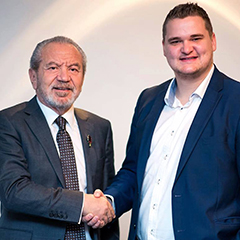 samuel with lord alan sugar