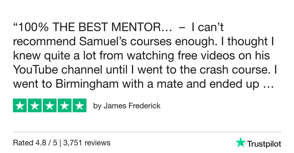 Trustpilot Review James Frederick
