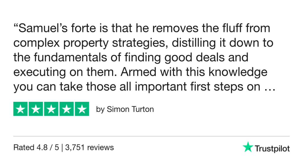 Trustpilot Review Simon Turton