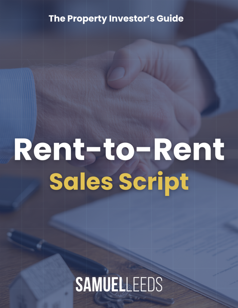 Rent to Rent Sales Script Cover