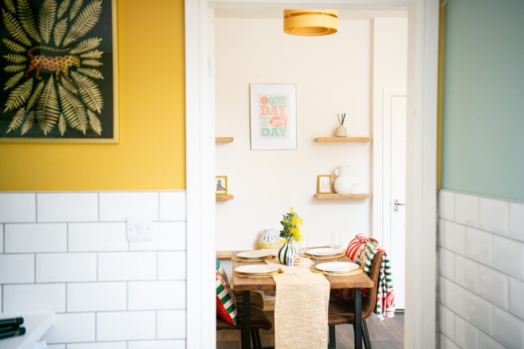 18 Robey Street Kitchen looking through to dining room table