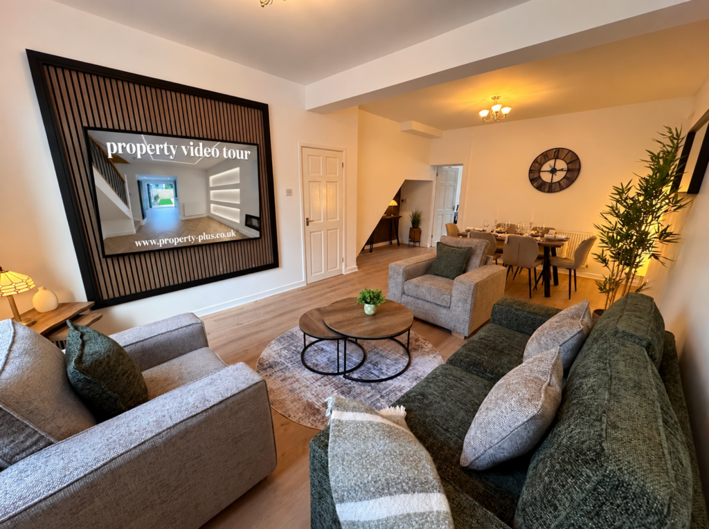 Warm Modern Living Room Property Tour